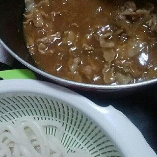 つけ麺風カレーうどん